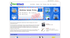 Desktop Screenshot of justattach.com