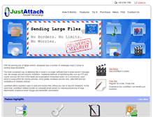 Tablet Screenshot of justattach.com